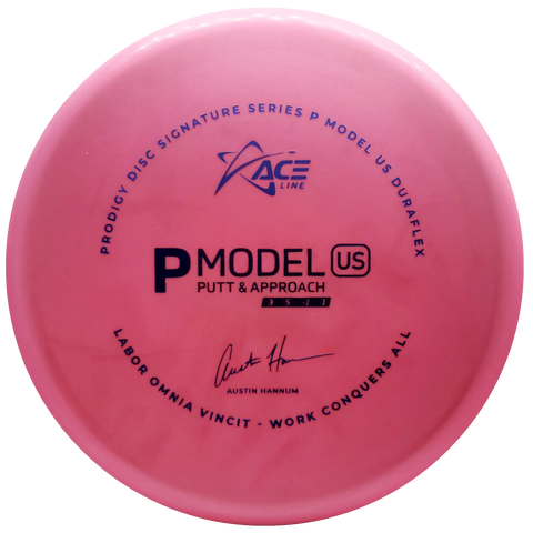 Prodigy ACE Line P MODEL US - Approach Disc - Austin Hannum 2022 Signature Series - Pink/Blue