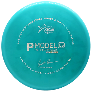 Prodigy ACE Line P MODEL US - Approach Disc - Austin Hannum 2022 Signature Series - Turquoise/Silver
