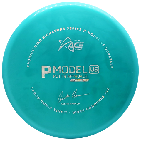 Prodigy ACE Line P MODEL US - Approach Disc - Austin Hannum 2022 Signature Series - Turquoise/Silver