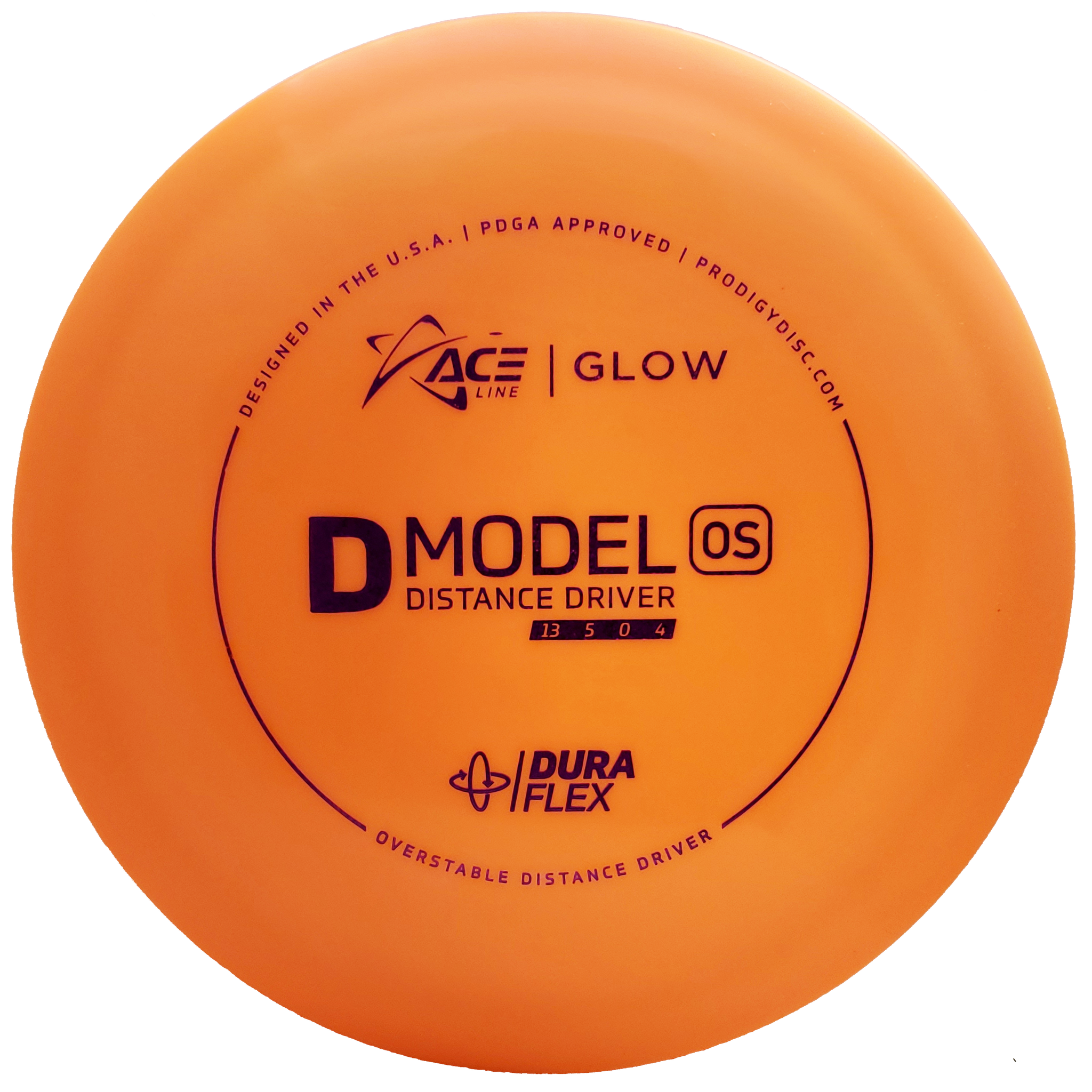 Prodigy ACE Line D Model OS Glow - DuraFlex - Orange/Purple