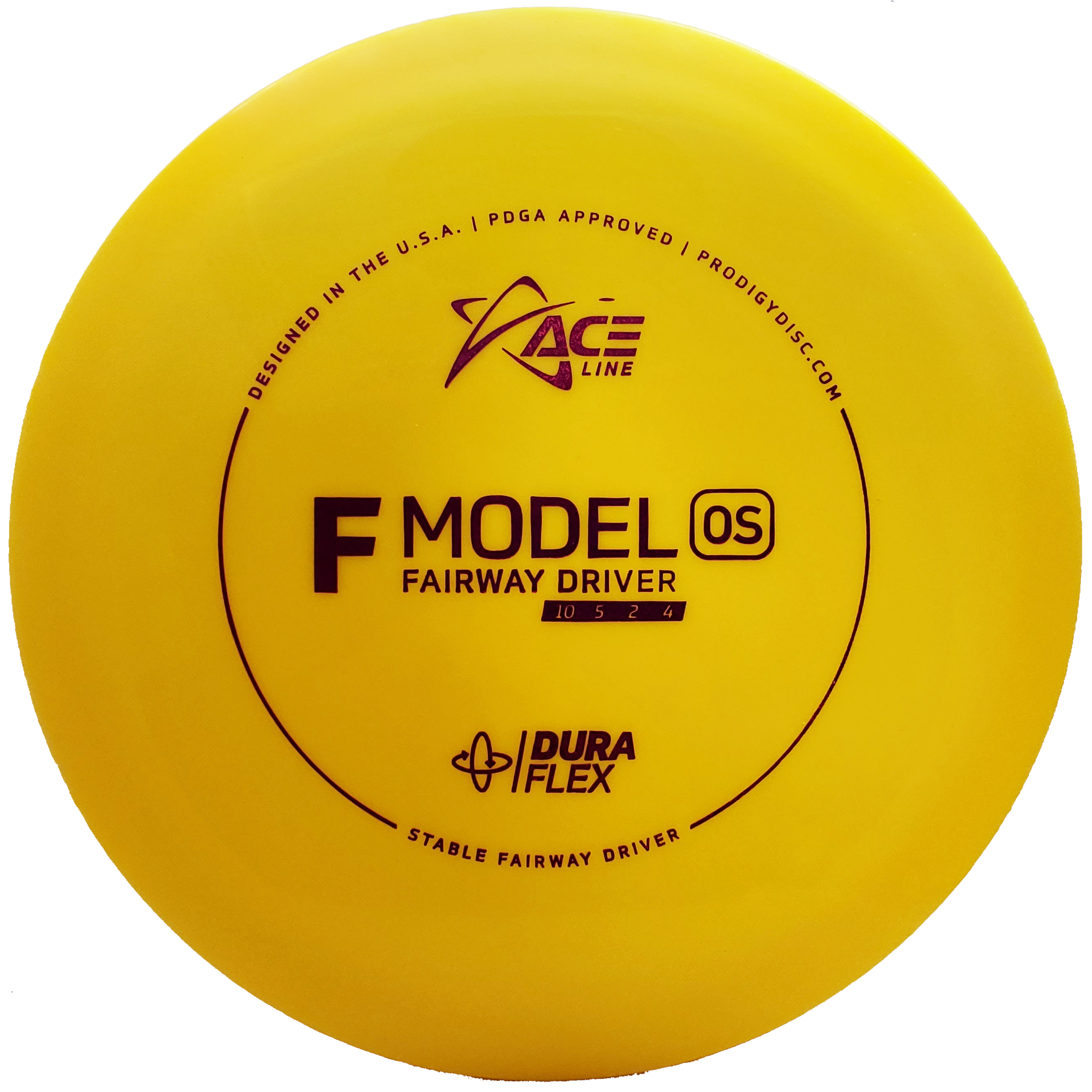 Prodigy ACE Line F Model OS - DuraFlex - Yellow/Pink