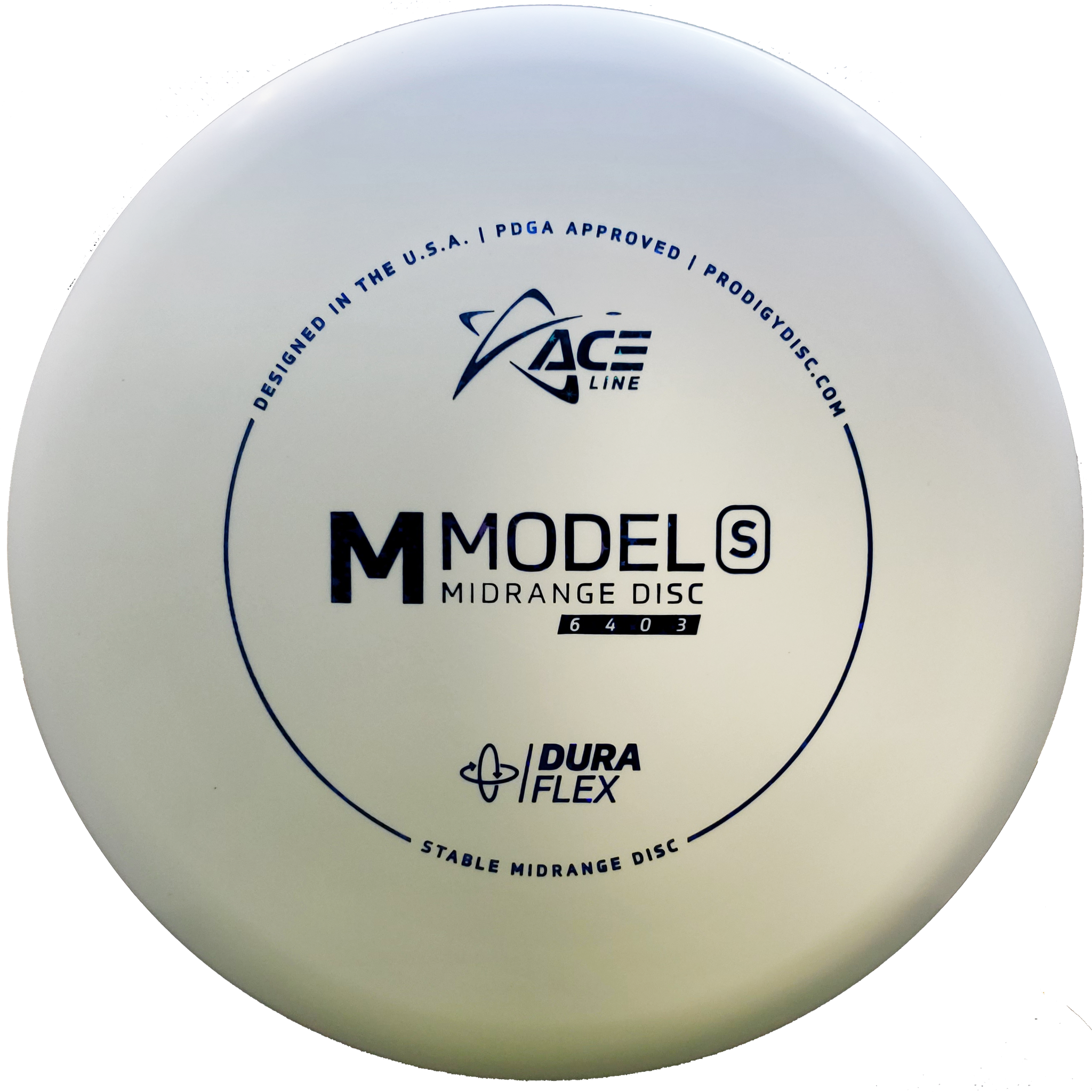 Prodigy ACE Line M Model S - DuraFlex - White/Blue