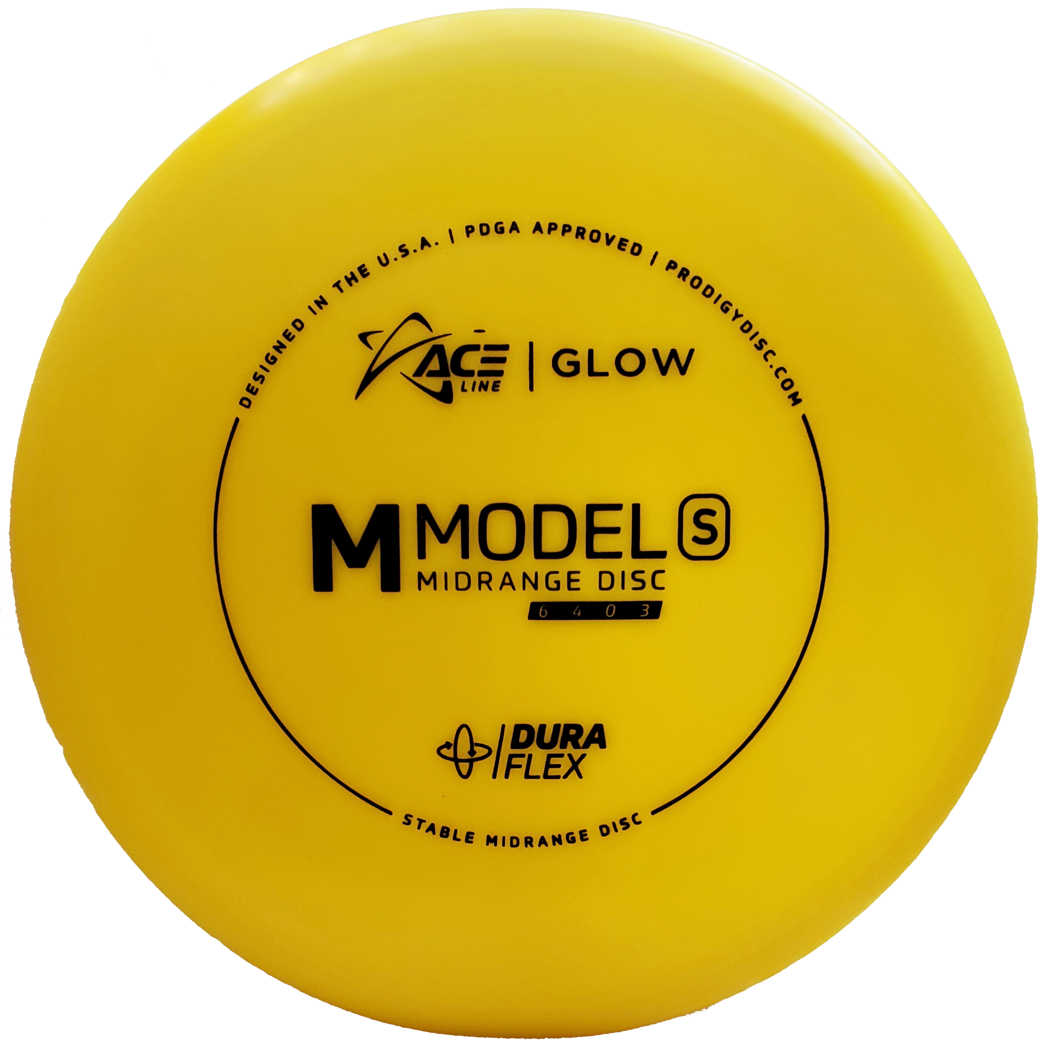 Prodigy ACE Line M Model S Glow - DuraFlex - Yellow/Black