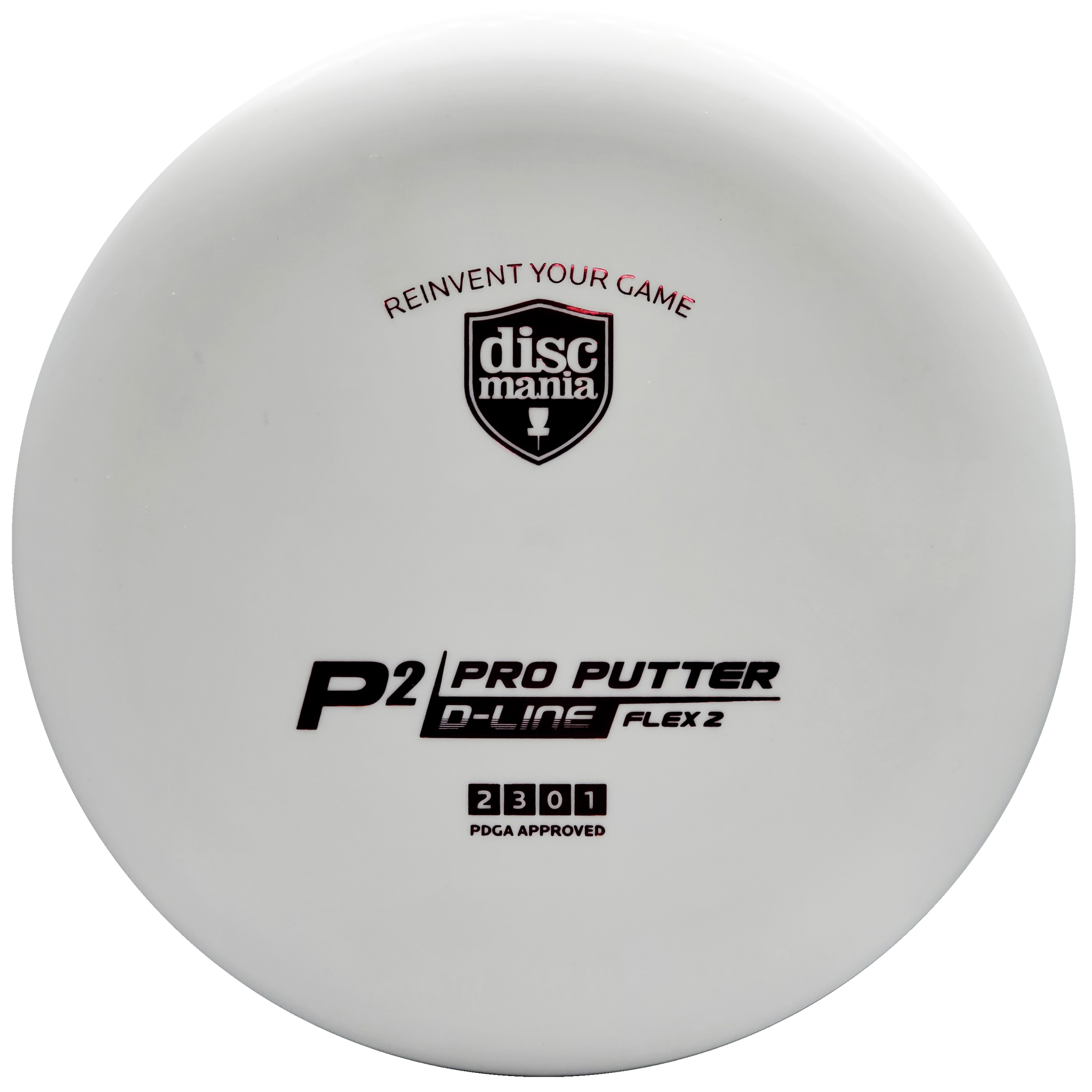 Discmania: D-Line Pro Putter Flex 2 P2 - White/Red