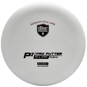 Discmania: D-Line Pro Putter Flex 2 P2 - White/Red