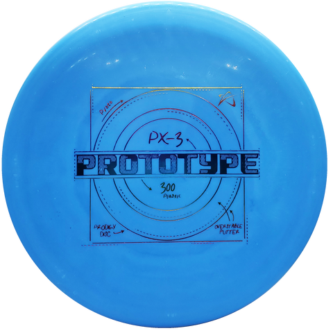 Prodigy: PX-3 Prototype Overstable Putter - Blue/Rainbow