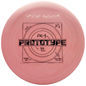 Prodigy: PX-3 Prototype Overstable Putter - Dark Pink/Black