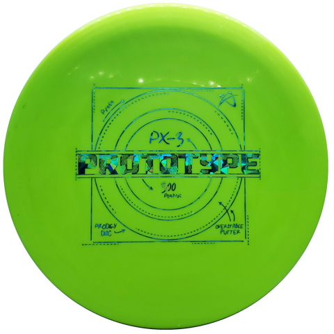 Prodigy: PX-3 Prototype Overstable Putter - Lime Green/Blue