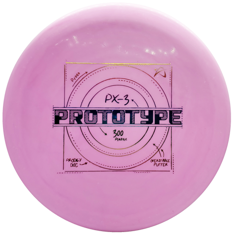 Prodigy: PX-3 Prototype Overstable Putter - Pink/Rainbow