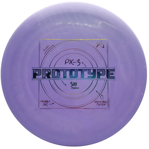 Prodigy: PX-3 Prototype Overstable Putter - Purple/Rainbow