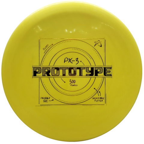 Prodigy: PX-3 Prototype Overstable Putter - Yellow/Orange