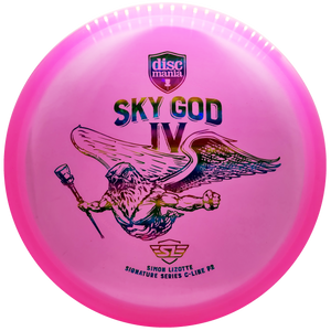 Discmania: Sky God 4 - Simon Lizotte Signature Series C-Line P2 - Pink/Rainbow