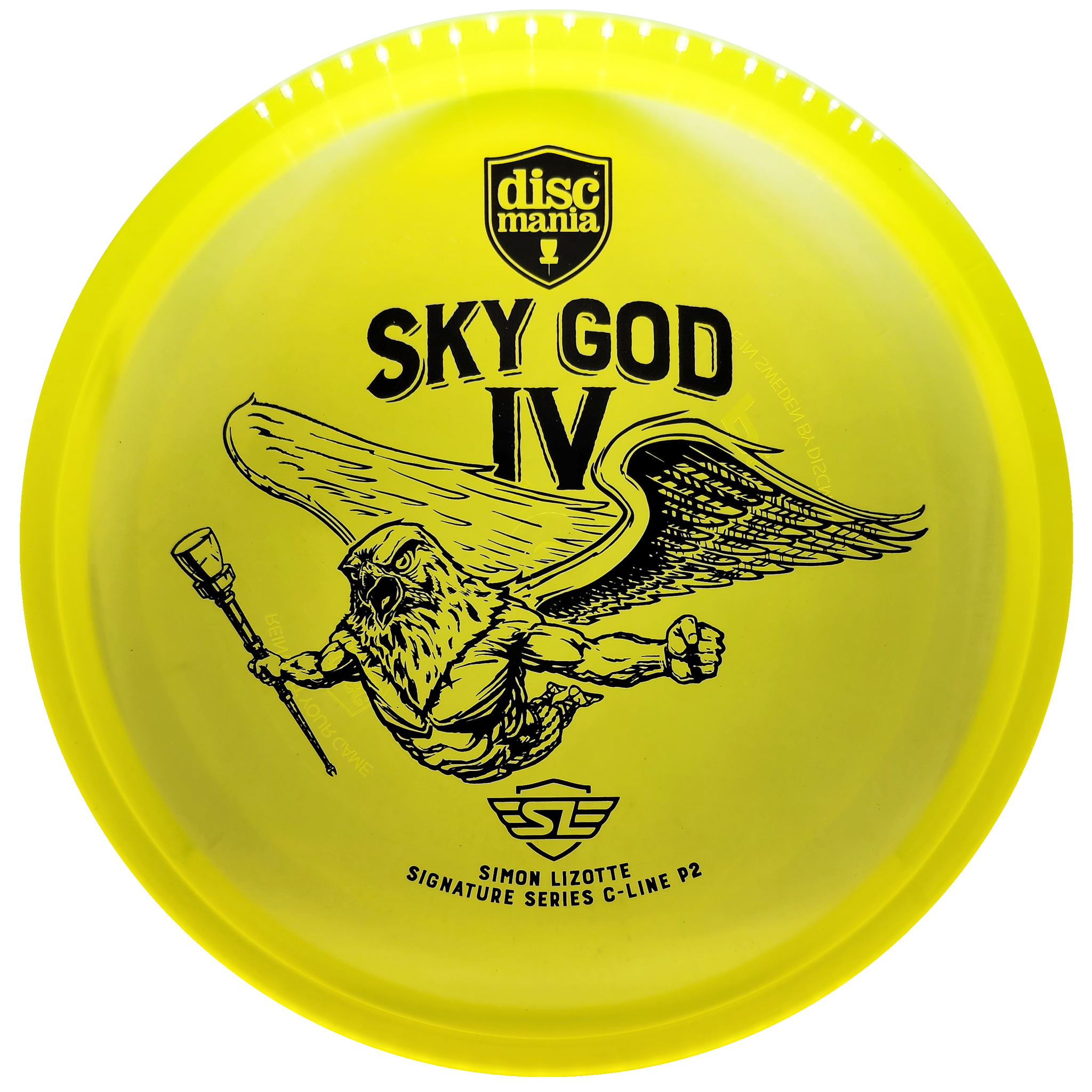 Discmania: Sky God 4 - Simon Lizotte Signature Series C-Line P2 - Yellow/Black