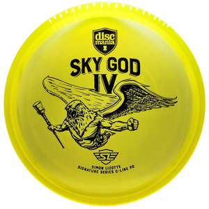 Discmania: Sky God 4 - Simon Lizotte Signature Series C-Line P2 - Yellow/Black