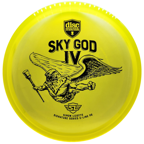 Discmania: Sky God 4 - Simon Lizotte Signature Series C-Line P2 - Yellow/Black