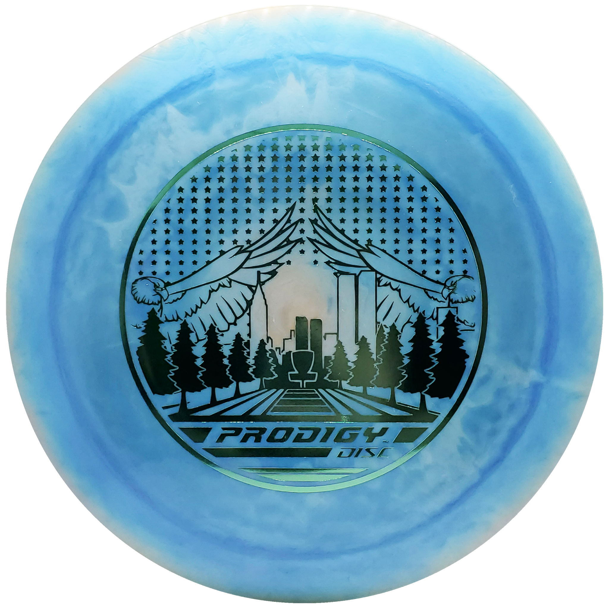 Prodigy: D2 Pro Distance Driver - Tribute - Blue/Green/Green