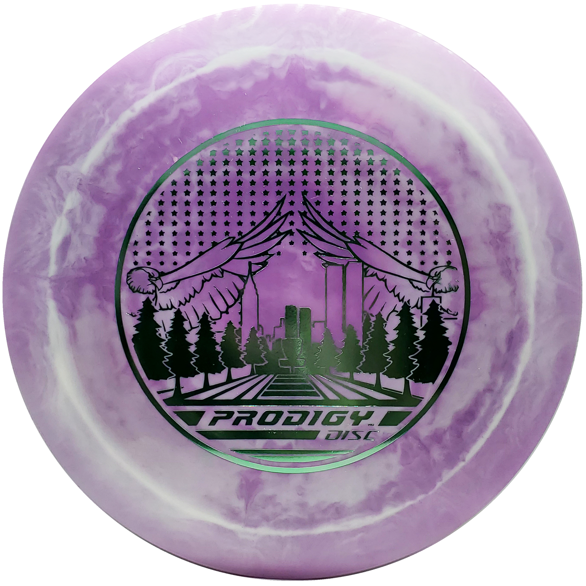 Prodigy: D2 Pro Distance Driver - Tribute - Purple/White/Green