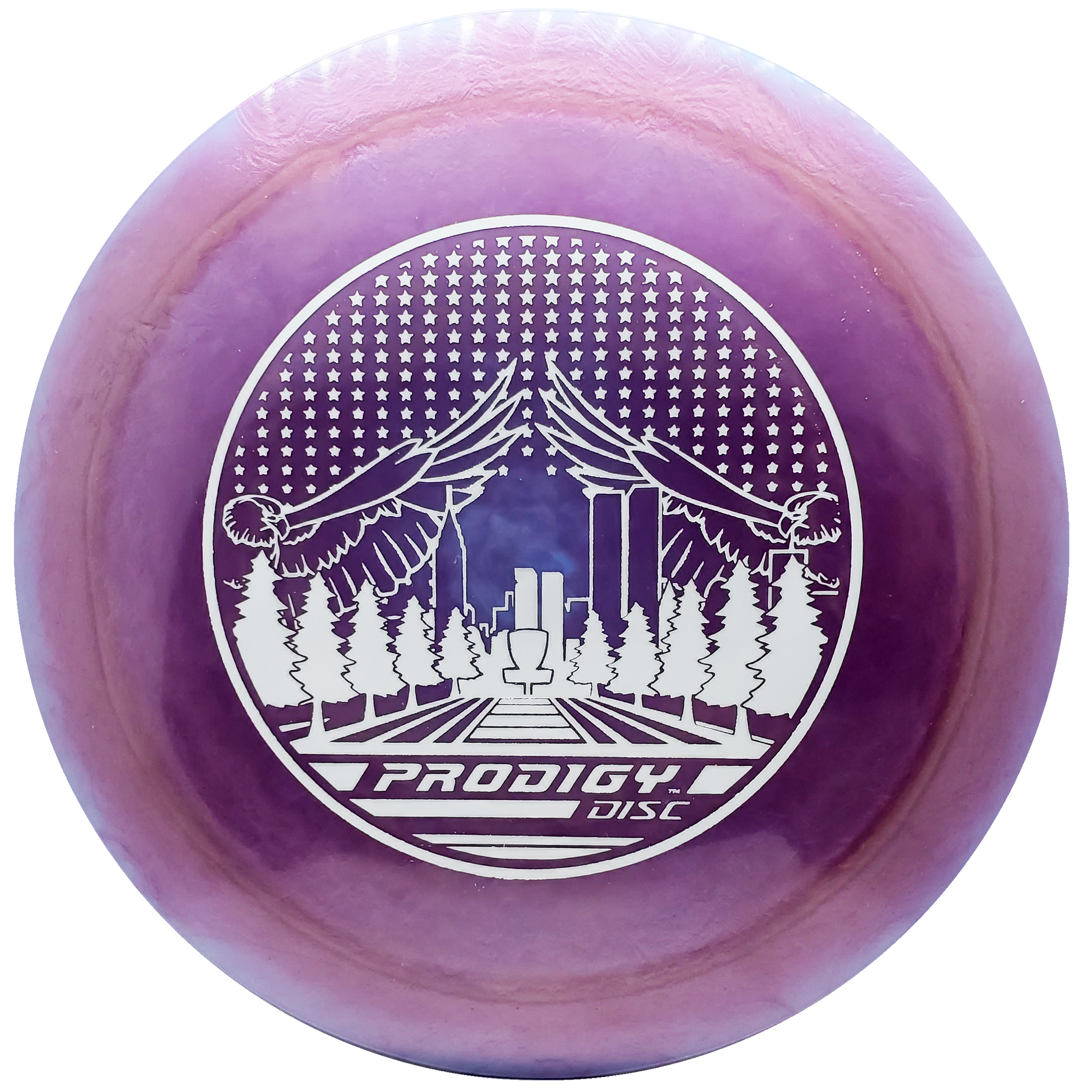 Prodigy: D2 Pro Distance Driver - Tribute - Maroon/Purple/Periwinkle/White