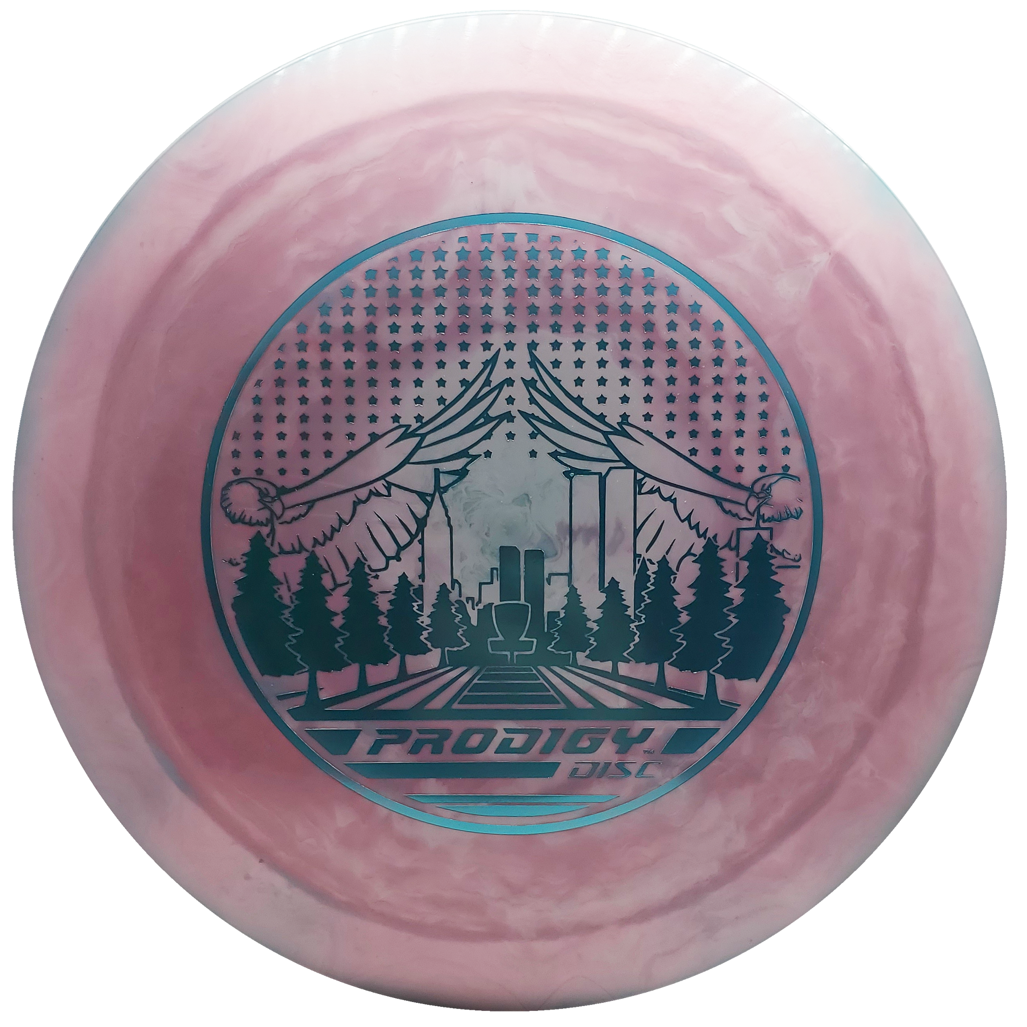 Prodigy: D2 Pro Distance Driver - Tribute - Pink/Periwinkle/Blue