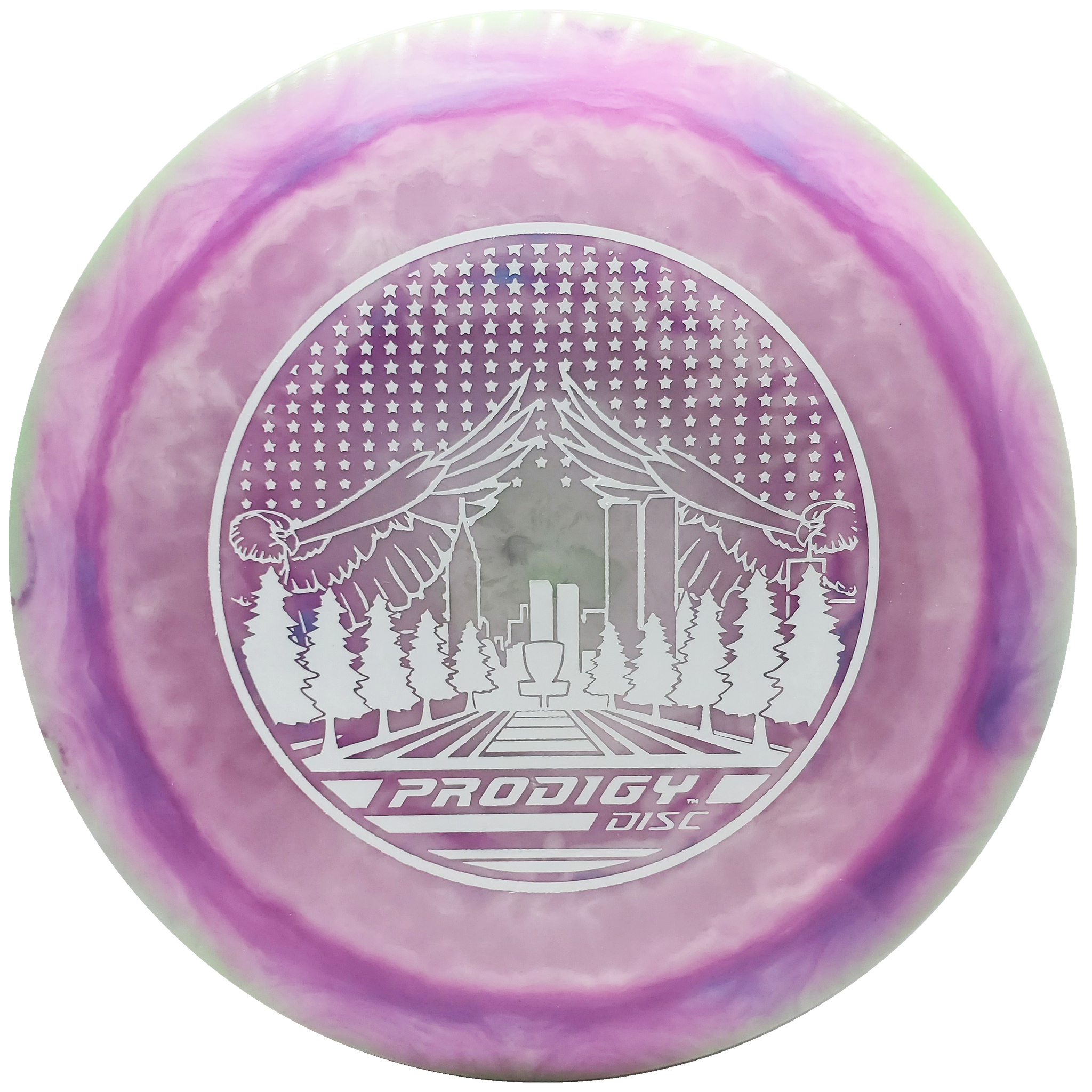 Prodigy: D2 Pro Distance Driver - Tribute - Pink/Purple/Green/White