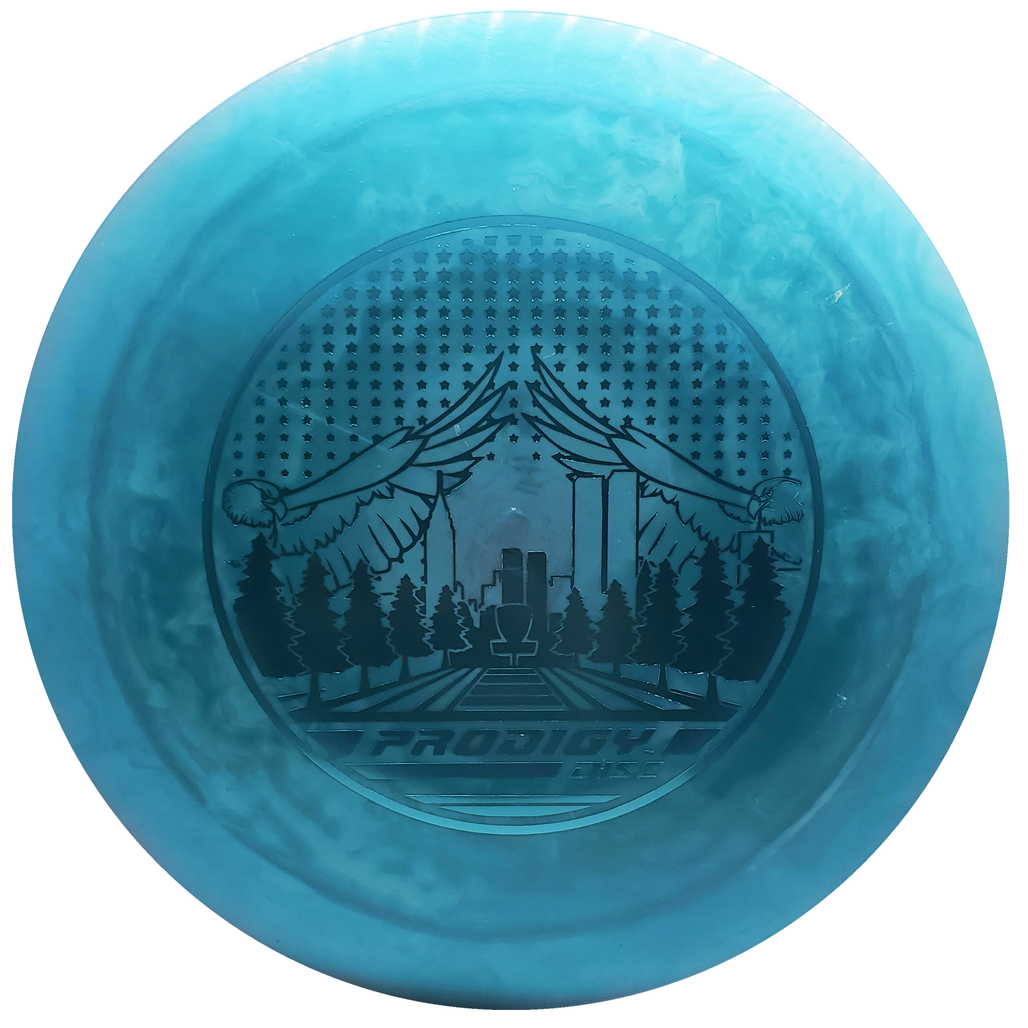 Prodigy: D2 Pro Distance Driver - Tribute - Turquoise/Periwinkle/Blue