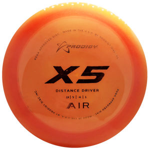 Prodigy: X5 Distance Driver Air - Orange/Orange