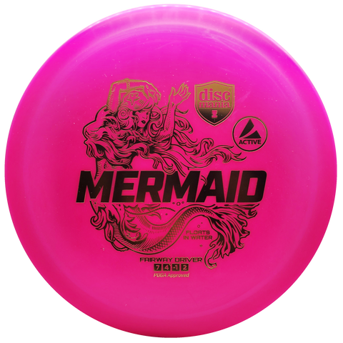 Discmania: Active Mermaid - Hot Pink/Gold