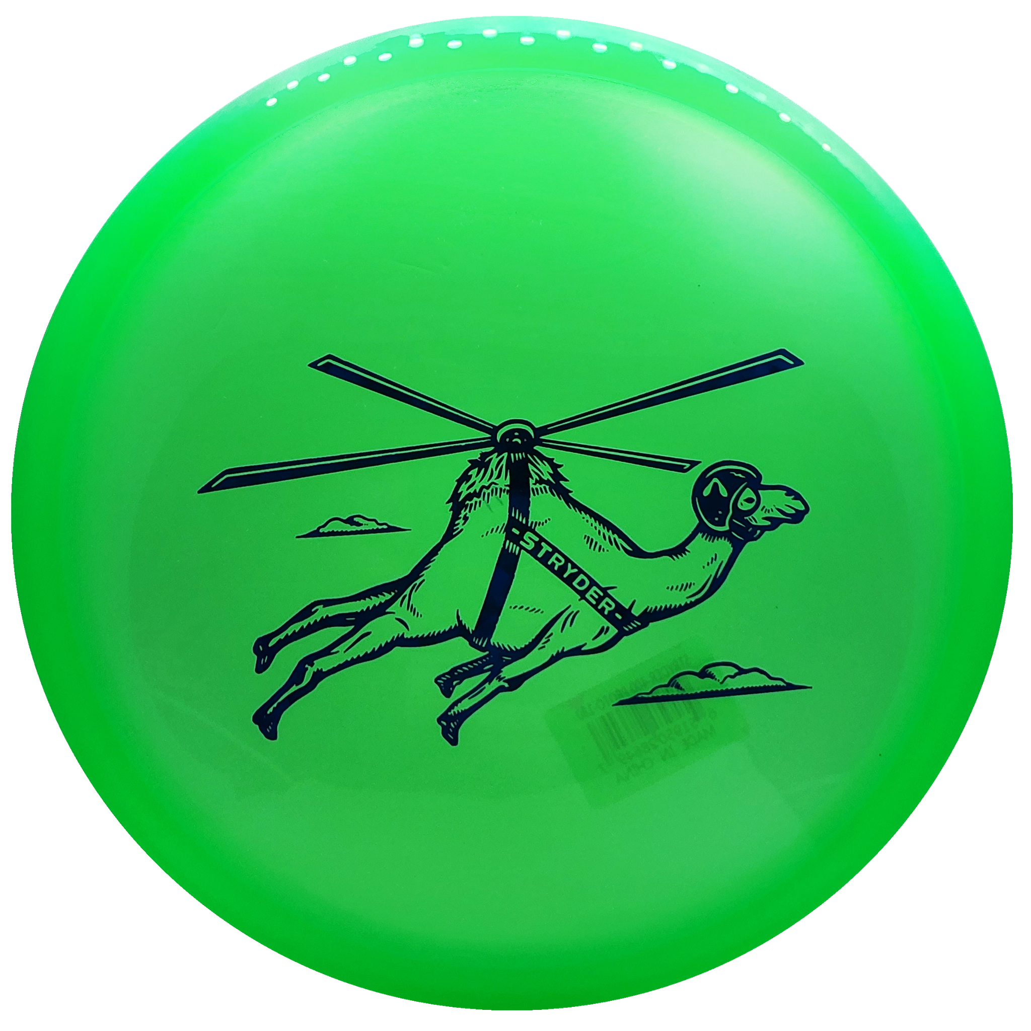 Prodigy: Airborn Stryder Midrange Disc - Proto Stamp - 400 Plastic - Lime Green/Blue