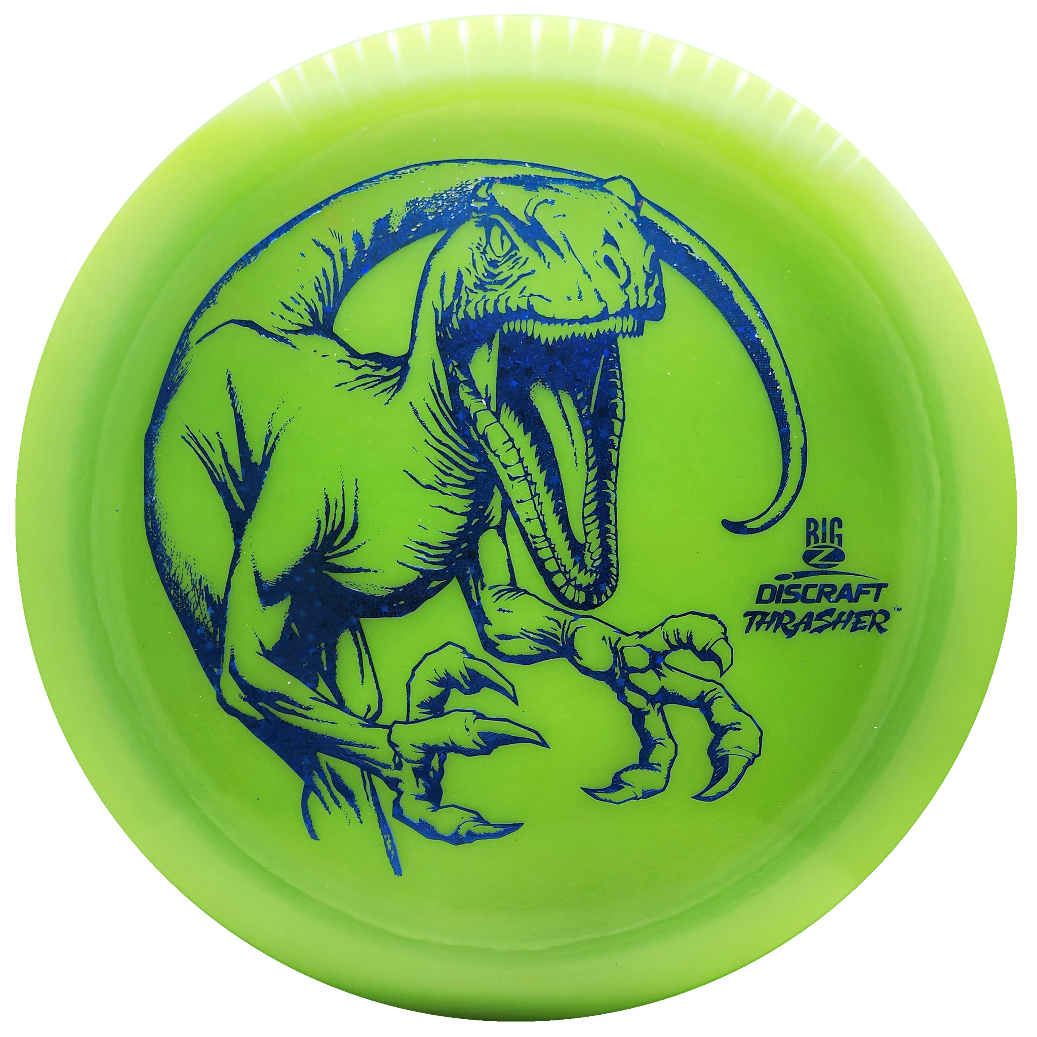 Discraft: Big Z Thrasher - Lime Green/Blue