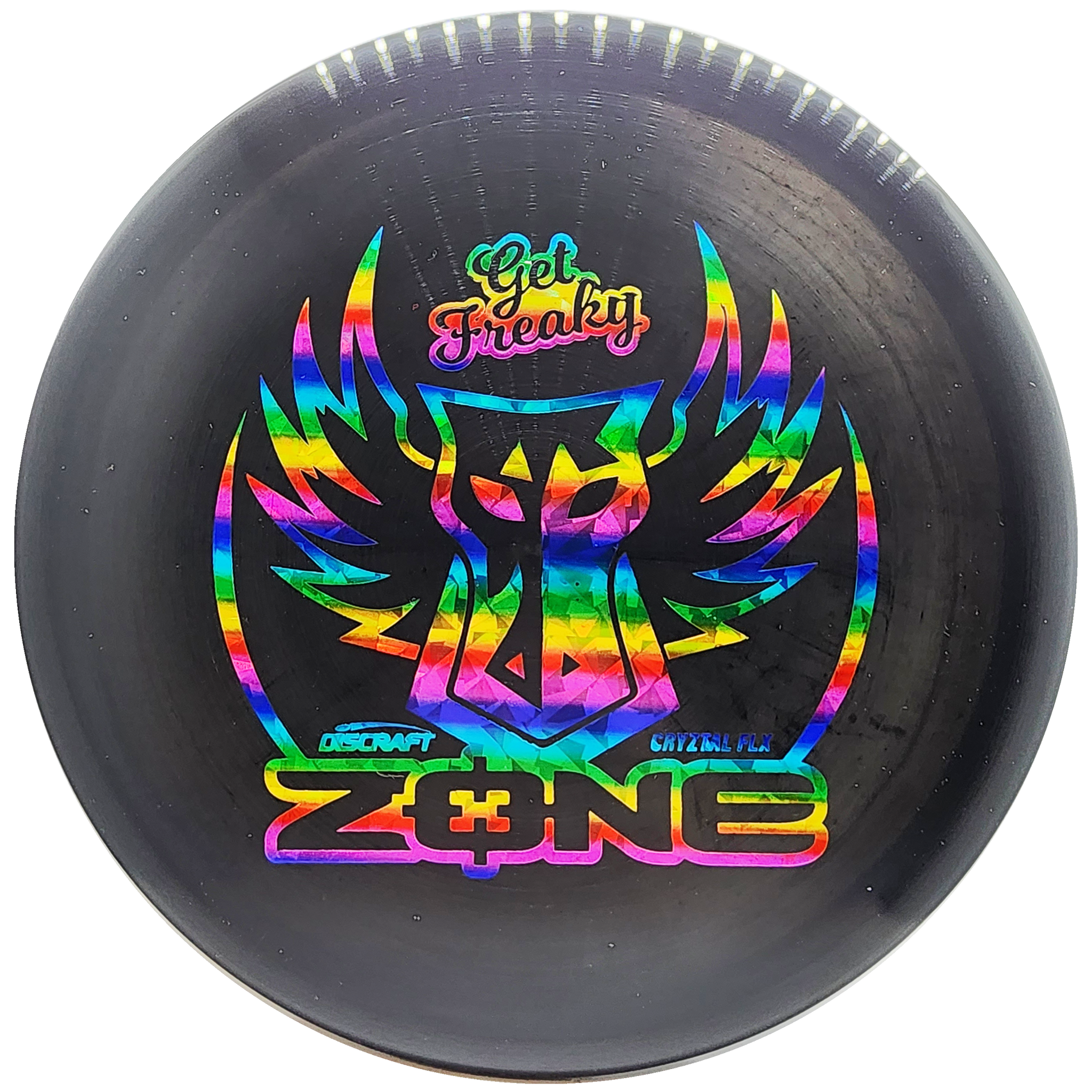 Discraft: Brodie Smith Cryztal FLX Zone "Get Freaky" - Black/Rainbow