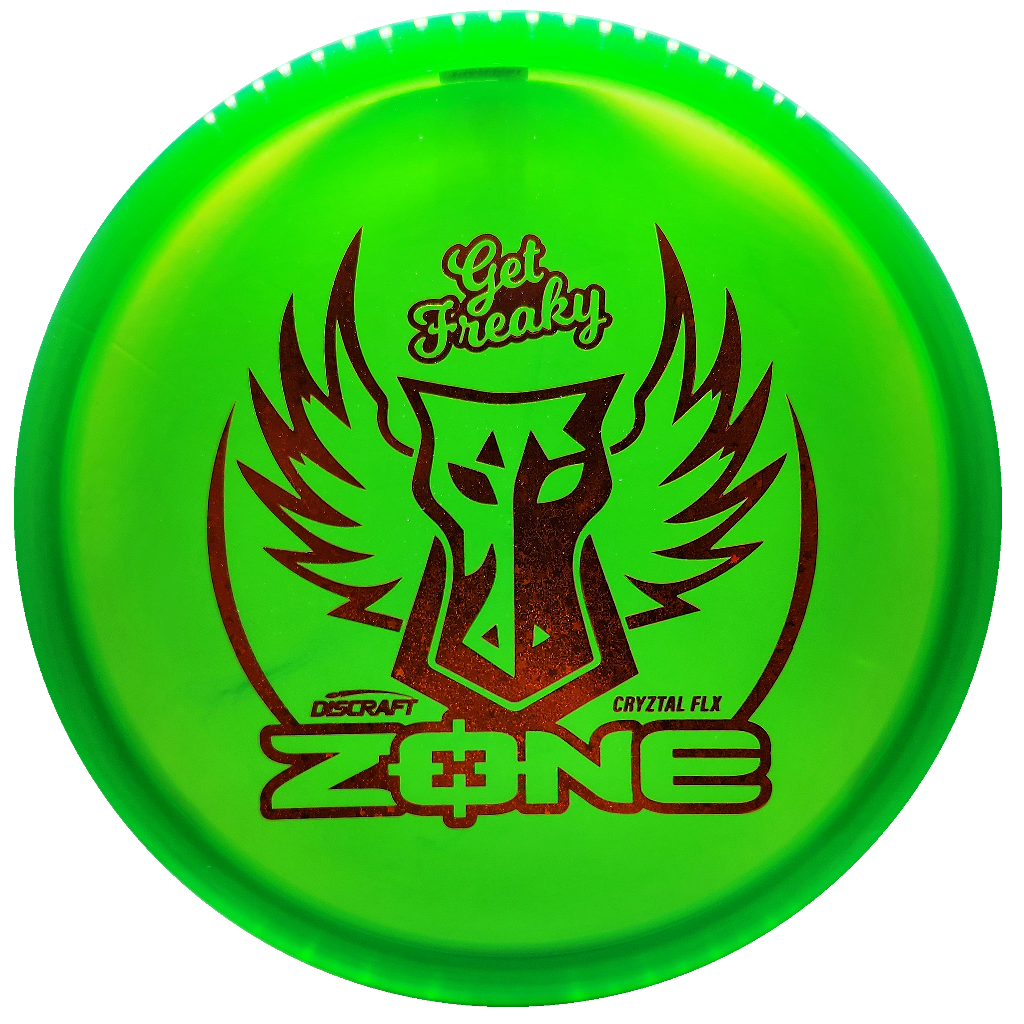 Discraft: Brodie Smith Cryztal FLX Zone "Get Freaky" - Green/Orange