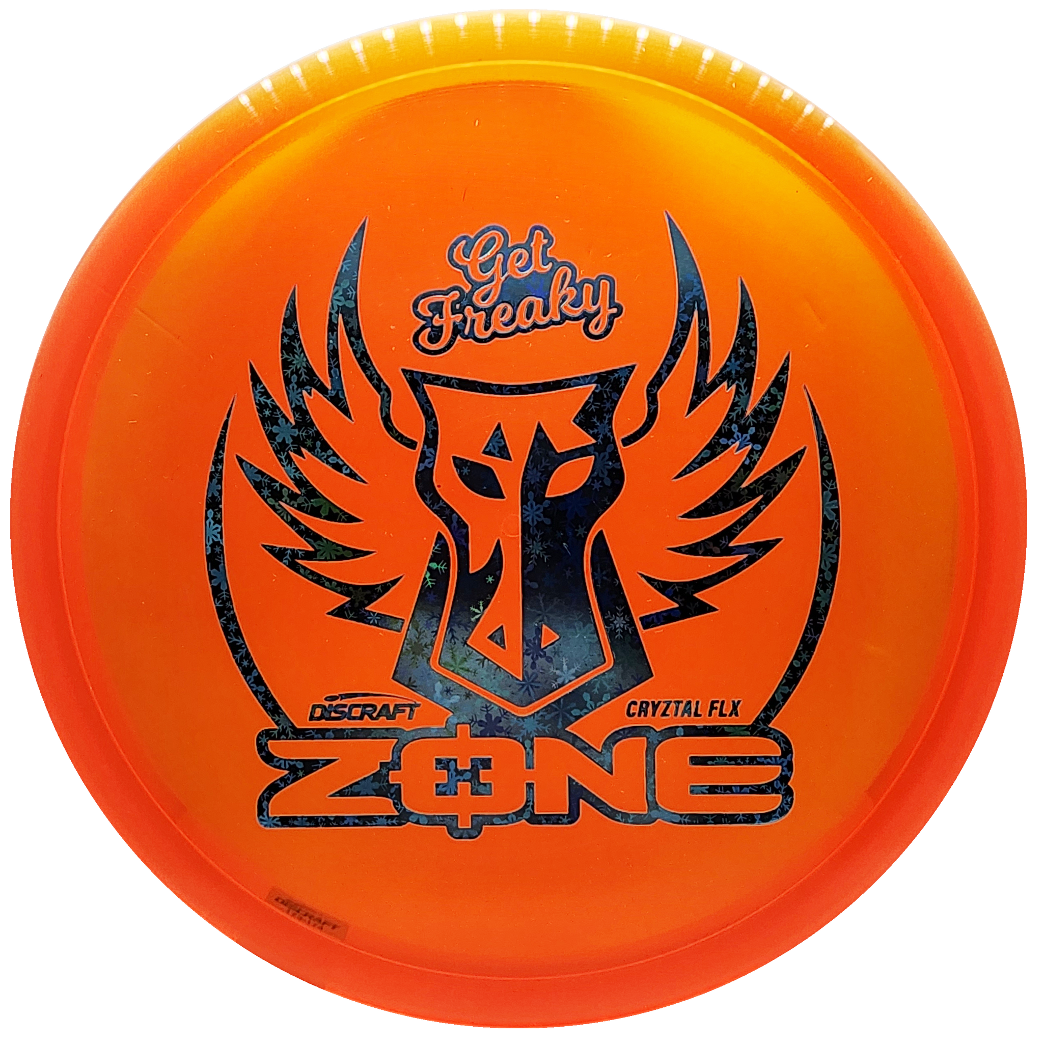 Discraft: Brodie Smith Cryztal FLX Zone "Get Freaky" - Orange/Light Blue