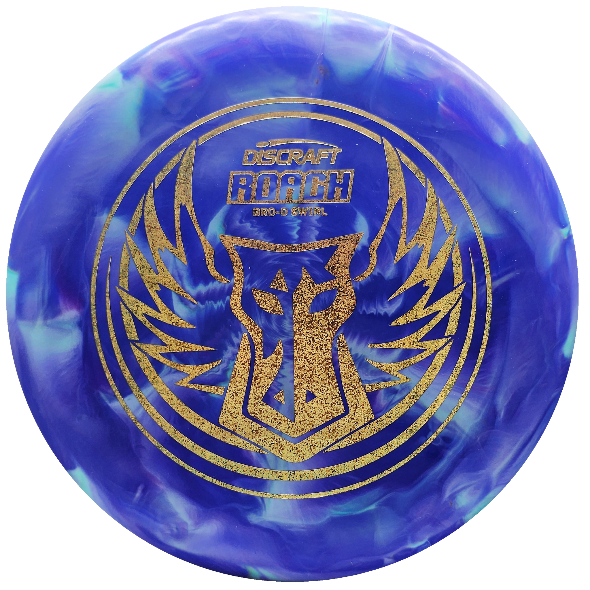 Discraft Brodie Smith Bro D Swirl Roach Purple Turquoise Gold