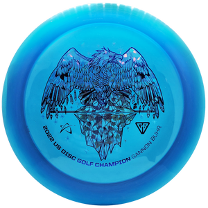 Prodigy: D1 Distance Driver - Gannon Buhr U.S. Champion Stamp - 400 Plastic - Blue/Blue