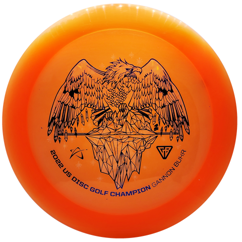 Prodigy: D1 Distance Driver - Gannon Buhr U.S. Champion Stamp - 400 Plastic - Orange/Blue