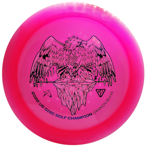 Prodigy: D1 Distance Driver - Gannon Buhr U.S. Champion Stamp - 400 Plastic - Pink/Blue