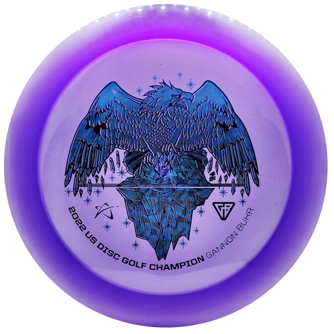 Prodigy: D1 Distance Driver - Gannon Buhr U.S. Champion Stamp - 400 Plastic - Purple/Blue