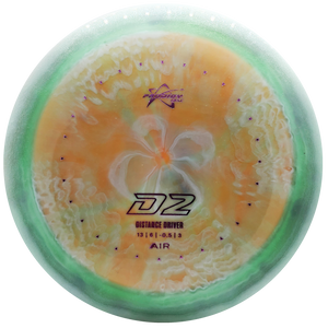 Prodigy: D2 Distance Driver - AIR Spectrum Plastic - Lime Green/Orange/Pink