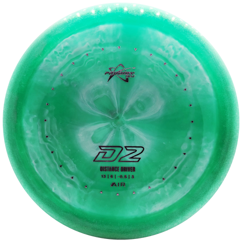 Prodigy: D2 Distance Driver - AIR Spectrum Plastic - Lime Green/Pink