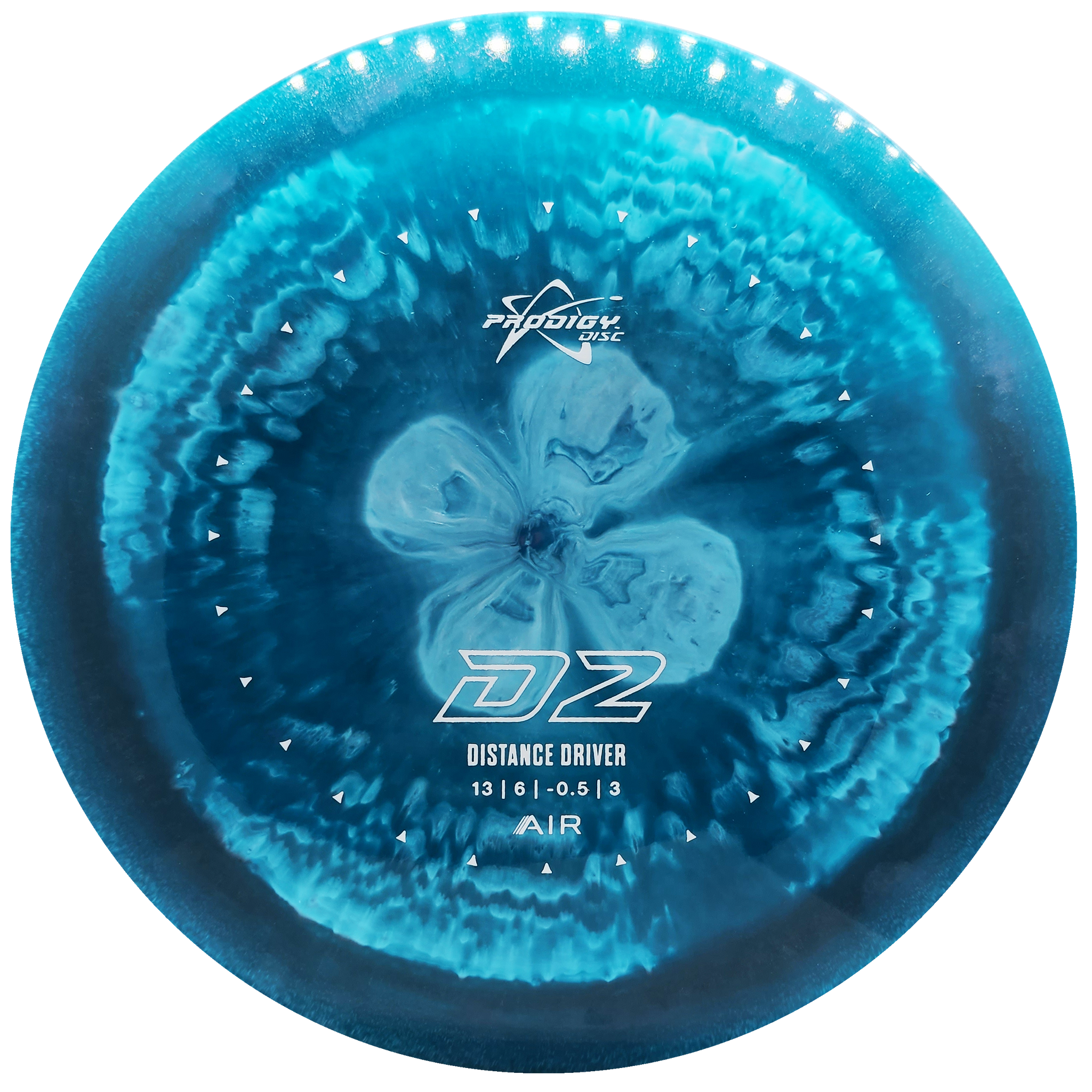 Prodigy: D2 Distance Driver - AIR Spectrum Plastic - Teal/White