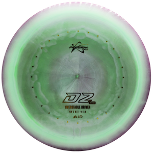 Prodigy: D2 Pro Distance Driver - AIR Spectrum Plastic - Light Green/Purple/Gold