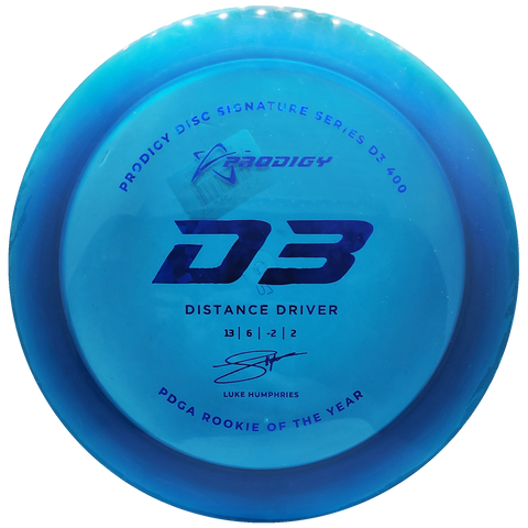 Prodigy: D3 Distance Driver - Luke Humphries 2022 Signature Series - Blue/Blue