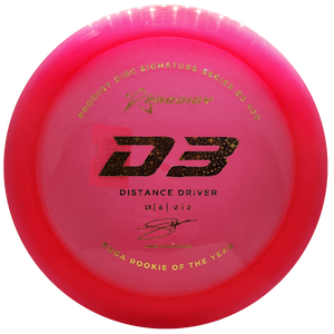 Prodigy: D3 Distance Driver - Luke Humphries 2022 Signature Series - Pink/Gold