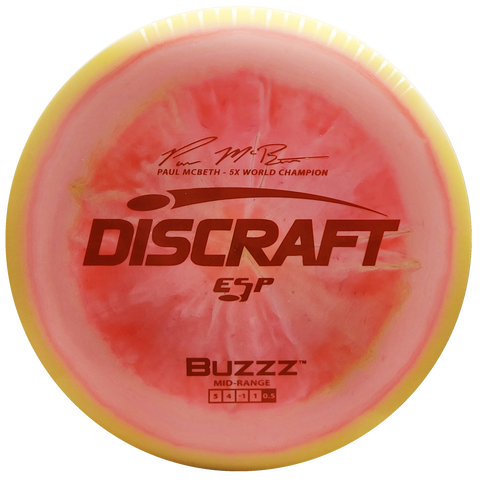 Discraft: ESP Buzzz Paul McBeth Signature Series - Yellow/Peach/Orange