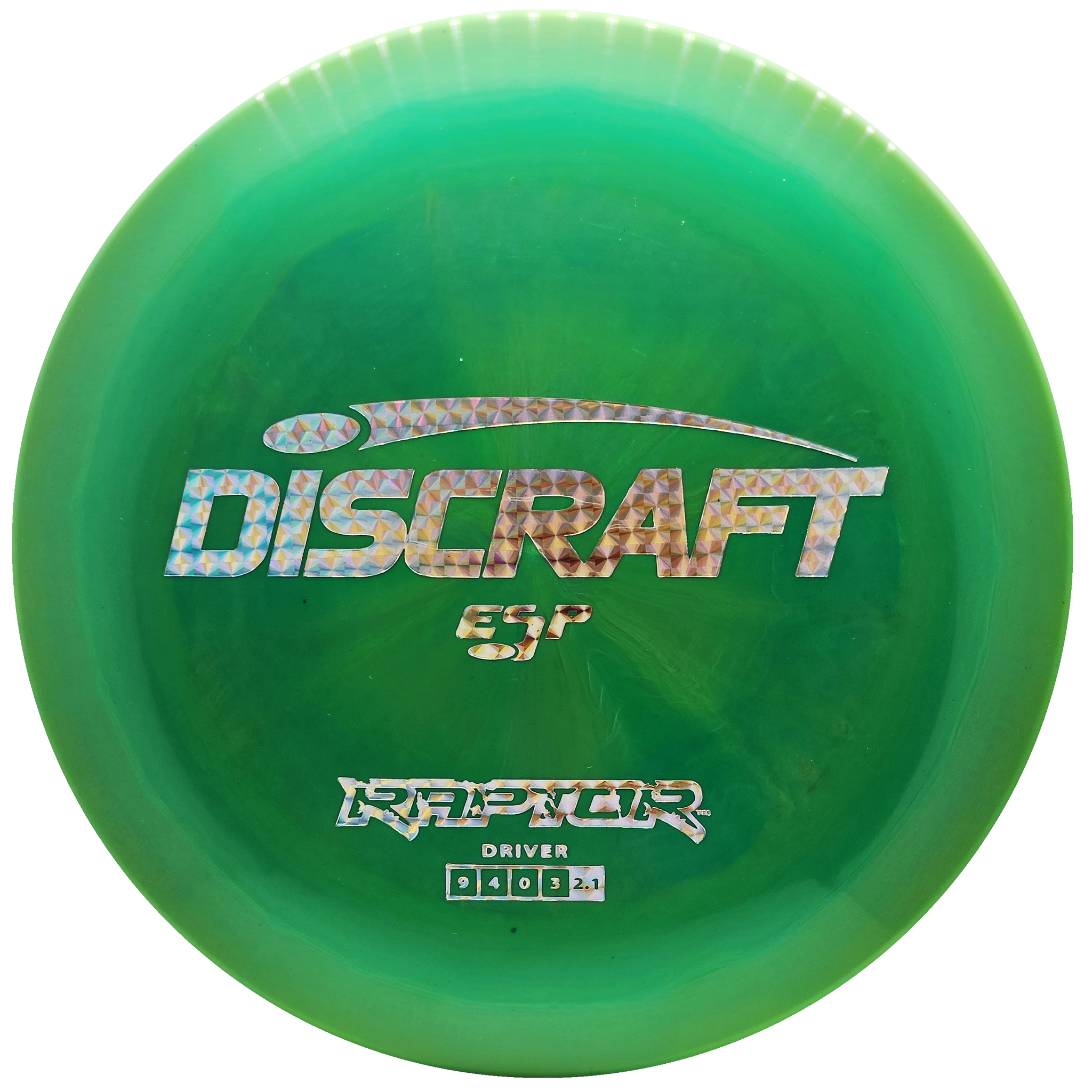 Discraft: ESP Raptor - Green/Silver