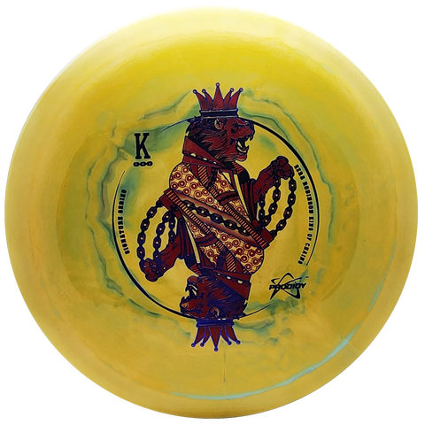 Prodigy: F1 - Ezra Robinson 2023 Signature Series - 500 Spectrum Plastic - Mustard Yellow/Red/Purple