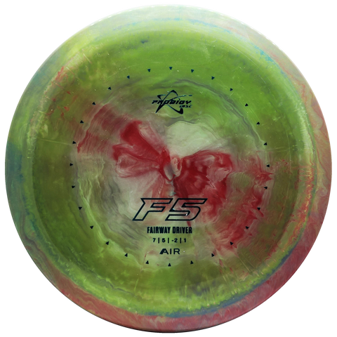 Prodigy: F5 Fairway Driver - AIR Spectrum Plastic - Green/Red/Teal