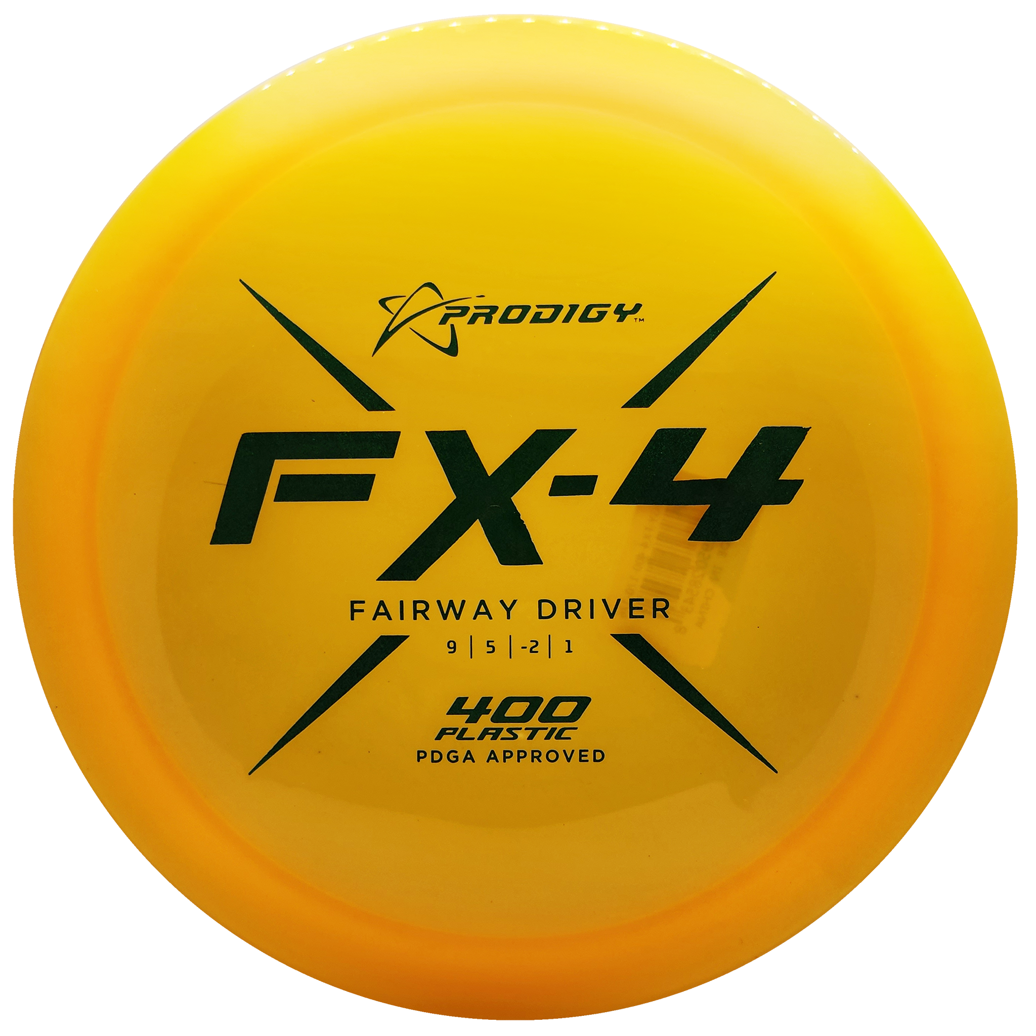 Prodigy: FX-4 Fairway Driver - 400 Plastic - Amber/Teal