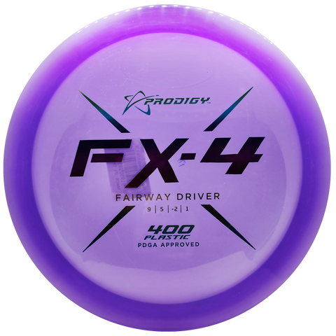 Prodigy: FX-4 Fairway Driver - 400 Plastic - Purple/Rainbow