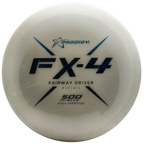 Prodigy: FX-4 Fairway Driver - 500 Plastic - White/Blue